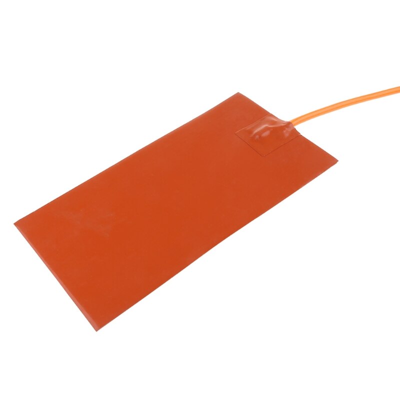 Silicone Heated Pad 152X304mm 100W 12V for Pizza Food Bag Mat Heat
