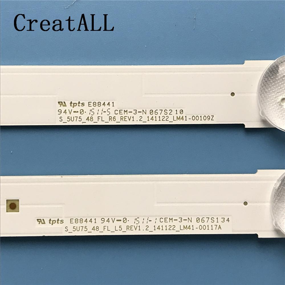 LED backlight strip 11 lamps for Samsung S_5U75_48_FL L5 R6 BN96-34793A 34794A UE48JU6000 UE48JU6400K UE48JU6450 V5DU-480DCA-R1