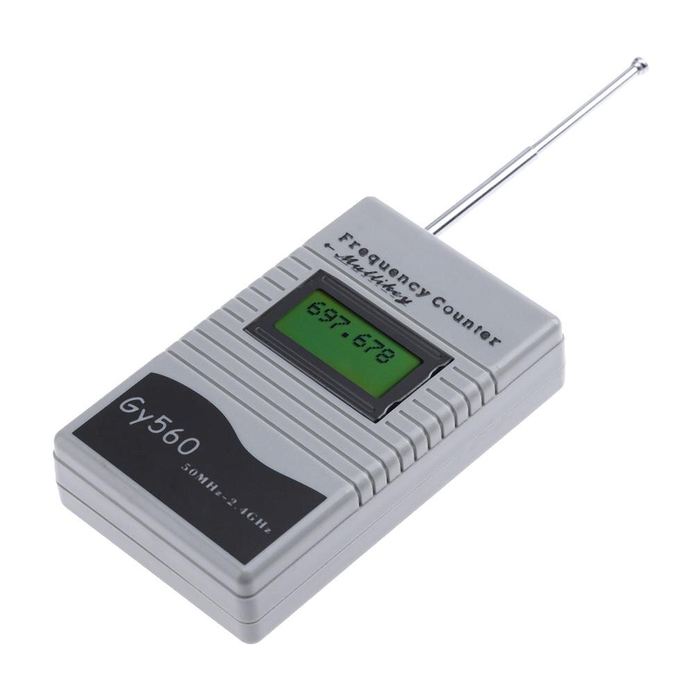 Digital Frequency meter 7 DIGIT LCD Display for Two Way Radio Transceiver GSM 50 MHz-2.4 GHz GY560 Frequency Counter Meter