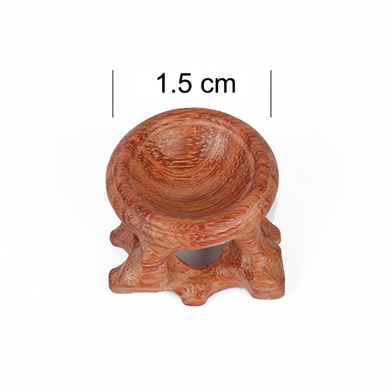 Wood Display Stand Base For Crystal Ball Sphere Home Office Desktop Decoration