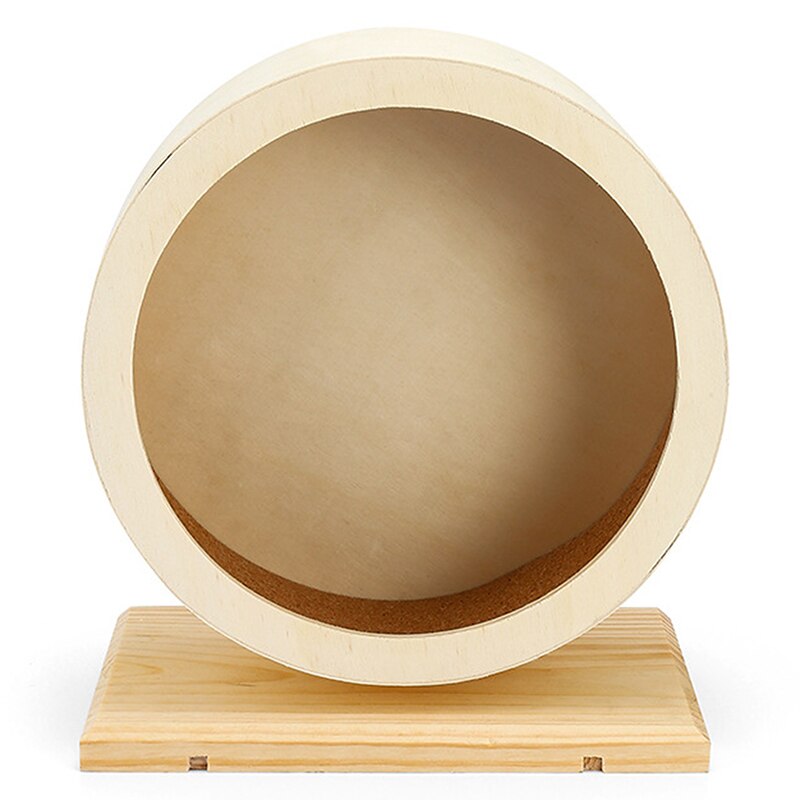 Roue d&#39;exercice en bois pour Hamster, jouet pour Rat, gerbille, Chinchillas: Medium