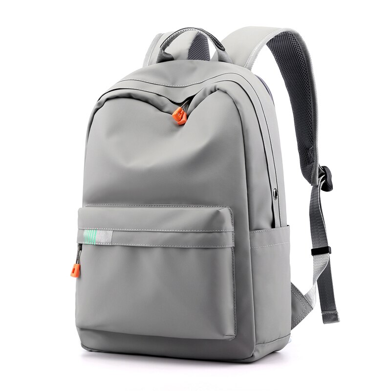 FengDong minimalist school backpack waterproof sports backpack for boy lightweight school bags for teenage boys: grey