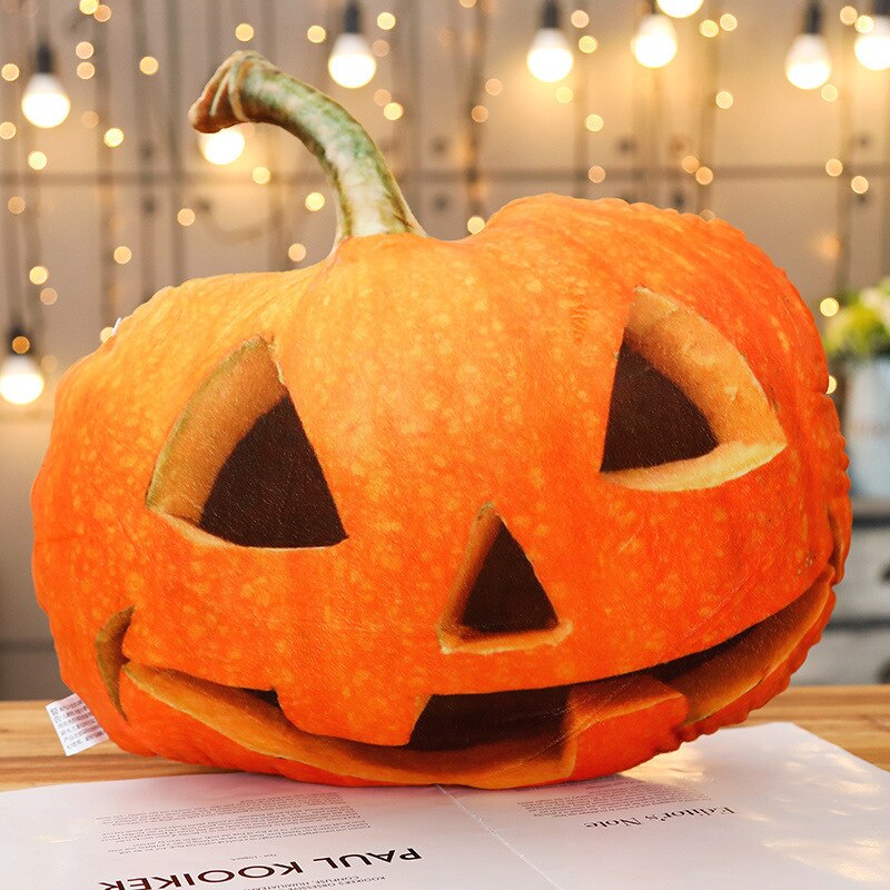 Creatieve Halloween Grappig Pompoen Kussen Afneembaar En Wasbaar Knuffel Activiteit Decoratie Groente Fruit Pop: L / color 5