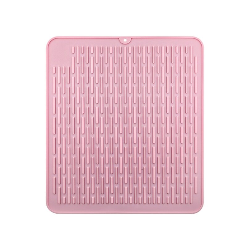 Silicone Dish Drying Mat Table Mat Placemat Kitchen Drying Mats For Dishes Heat: PK