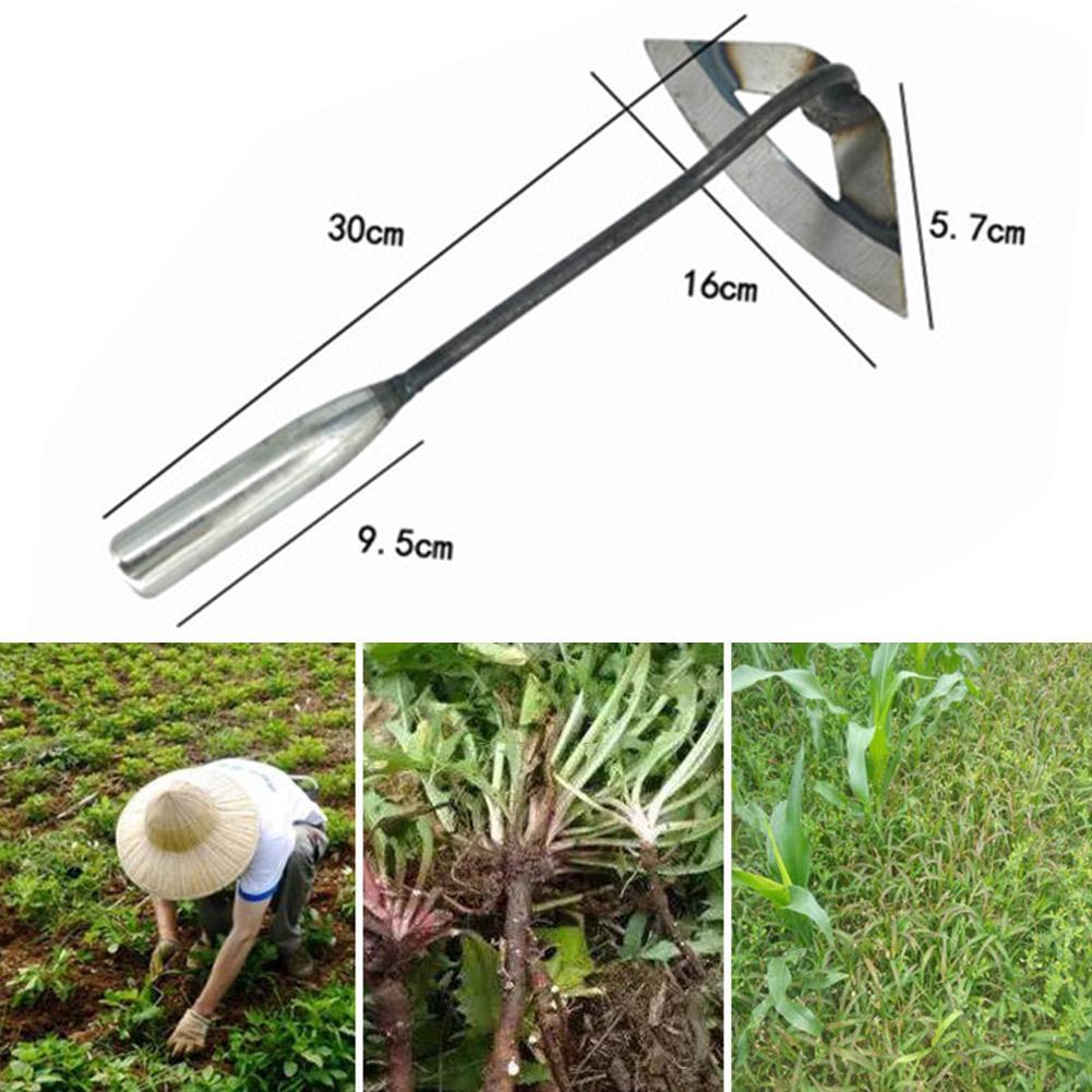 Zappa cava in acciaio più spesso palmare diserbo rastrello piantare orto attrezzi da giardino accessori per diserbo strumento agricolo
