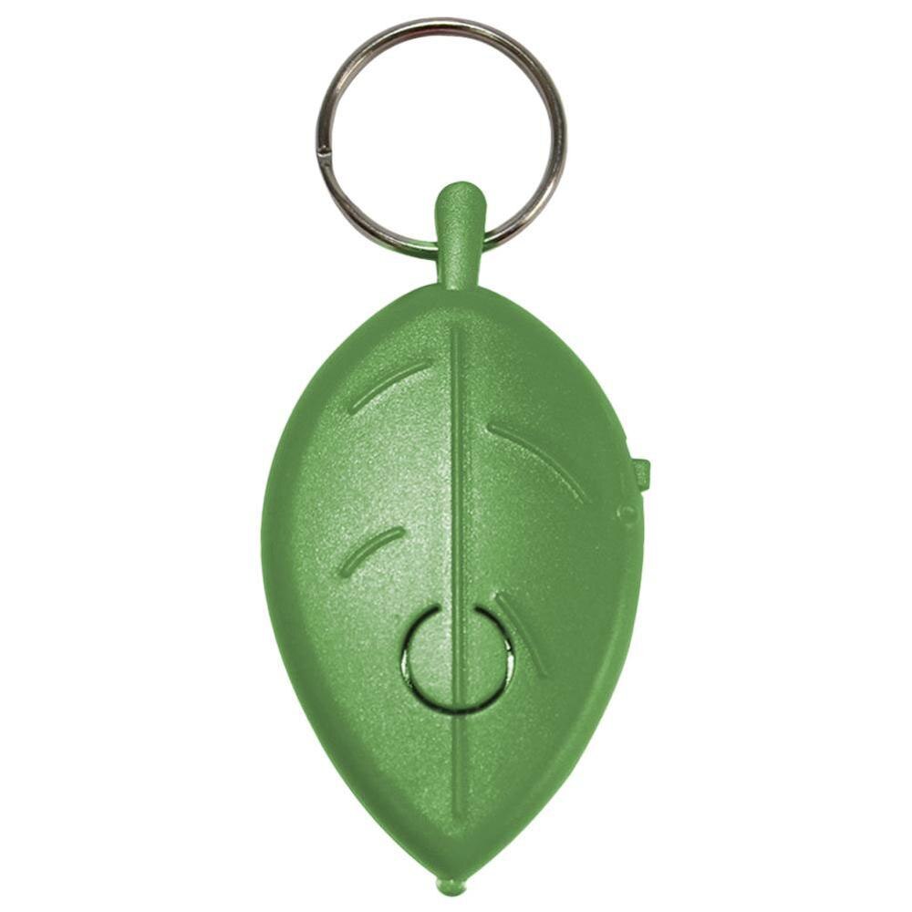 Voice Control Mini Key Finder Ring Anti Verloren Blad Fluitje Key Finder Knipperende Piepen Afstandsbediening Tas Portemonnee Locator Anti Verloren apparaat: green