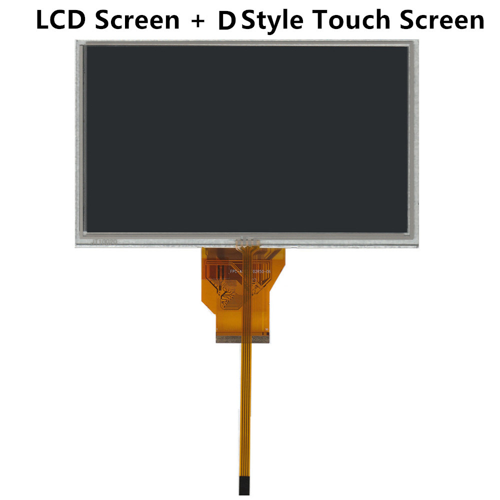 7 inch AT070TN92 V.X AT070TN90 LCD Screen Car Display 165*100 4-wire Resistive Touch Screen Car Navigation DVD LCD: Pink