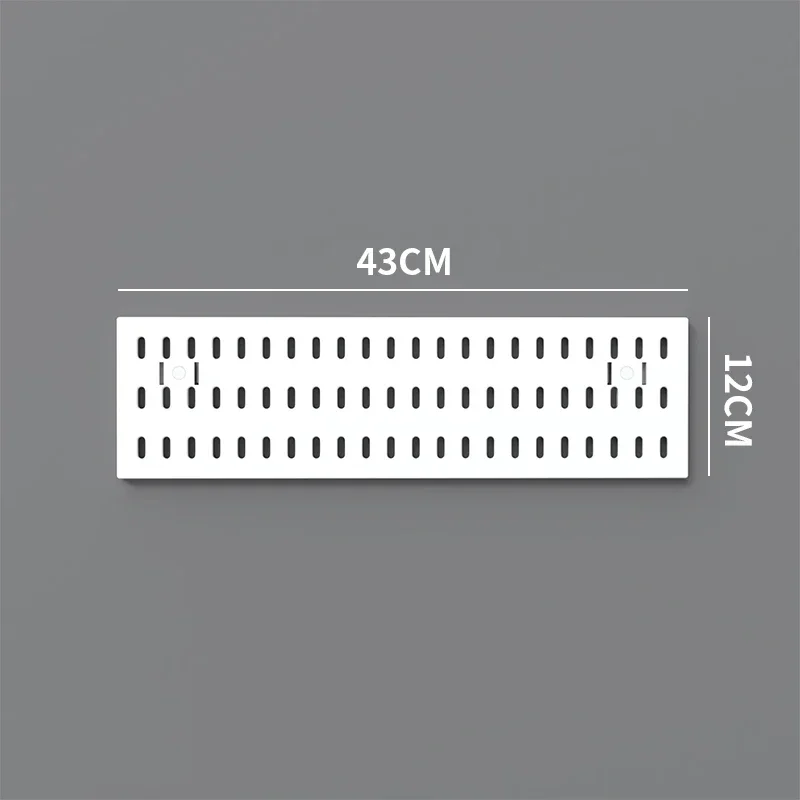 Nordic Pegboard Wall DIY Door Organizer Mounted Rack Garage Panel Shelf Kitchen Display Shelf Accessory Organizer Perforated