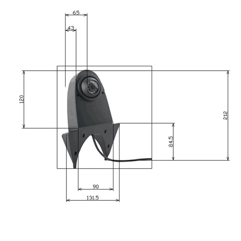 Auto Achteruitrijcamera Backup Camera Voor Mercedes-Benz Sprinter/Volkswagen Crafter