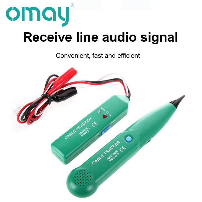 OMAY MS6812 Cable Tracker LAN Tester Line detector UTP STP Telephone Wire Tracer Breakpoint location Diagnose Tone