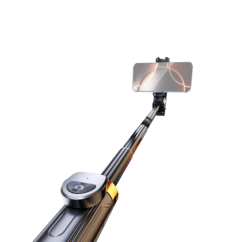 Palo de Selfie Universal para viaje, portátil, Universal, cuádruple, artefacto fotográfico para teléfono móvil, rotación de 360 grados