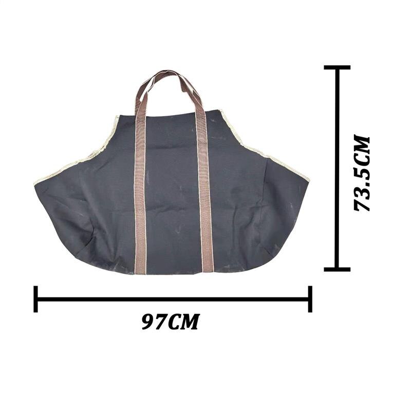 Supersized Canvas Firewood Wood Carrier bag Log Camping Outdoor Holder Carry storage bag Wooden Canvas Bag