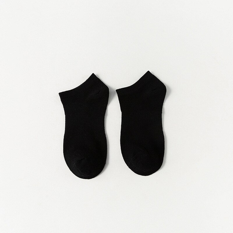 Calcetines de algodón Unisex para hombre y mujer, medias largas de Color liso, en blanco y negro, estilo Harajuku, Hip Hop japonés, para monopatín: Black 1