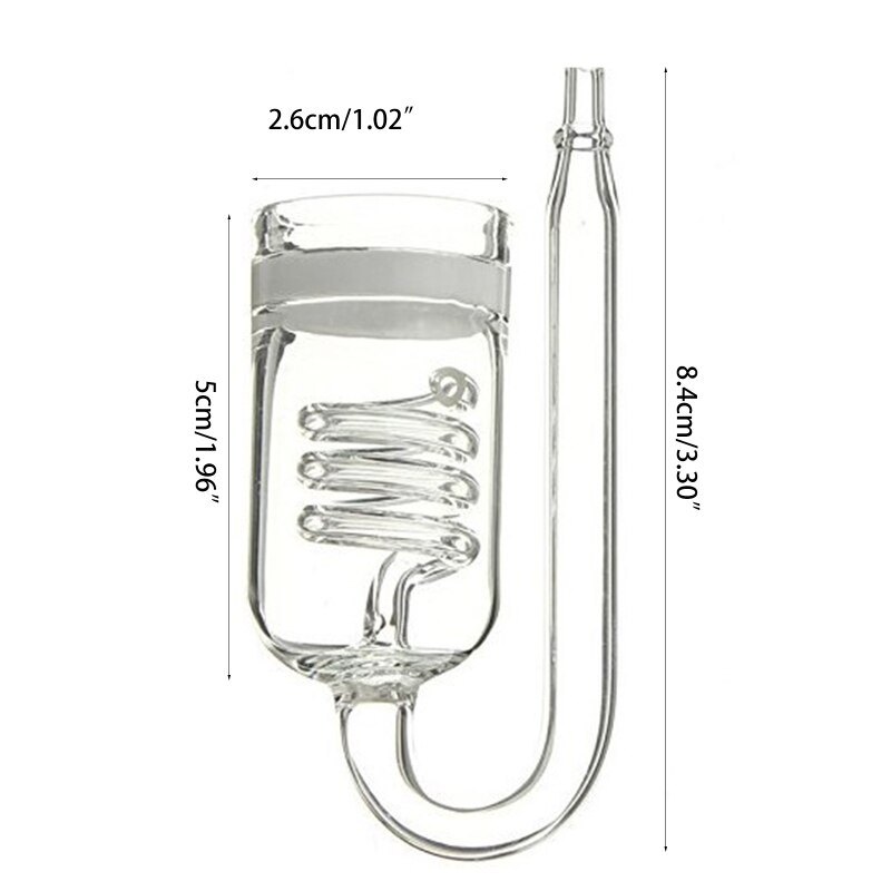 glass fisketank akvarium keramisk diskkondensator vann levende plante akvarium  co2 diffusor tank forstøver  co2 forstøvere til 60 ~ 300l