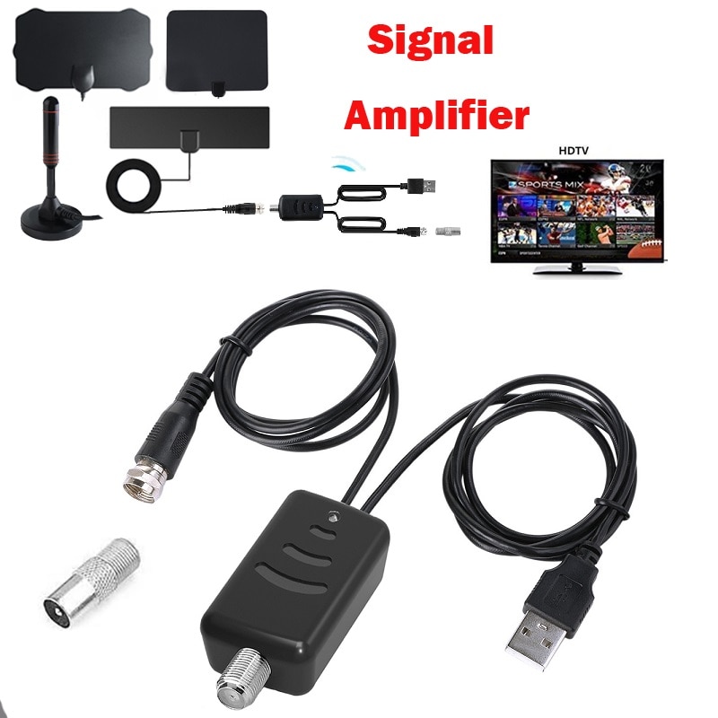 TV Signal Verstärker Booster Komfort Und Einfach Install Digitale HD Für Kabel TV Für Fuchs Antenne HD Kanal 25DB