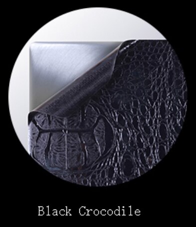 Specjalna naklejka na naklejkę z winylu z włókna węglowego na Apple Ipad Pro 11 2021 wersja: Black crocodile