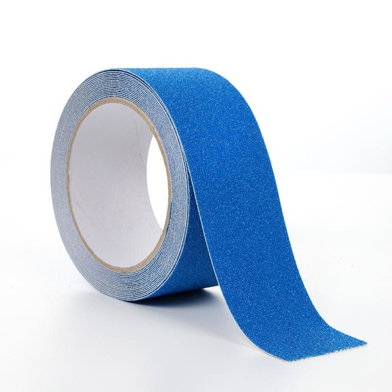 Outdoor Anti-Slip Tape Stickers High Friction Non Slip Tape Abrasive Adhesive For Stairs Safety Tread Step Bath Kitchen Gadgets: blue