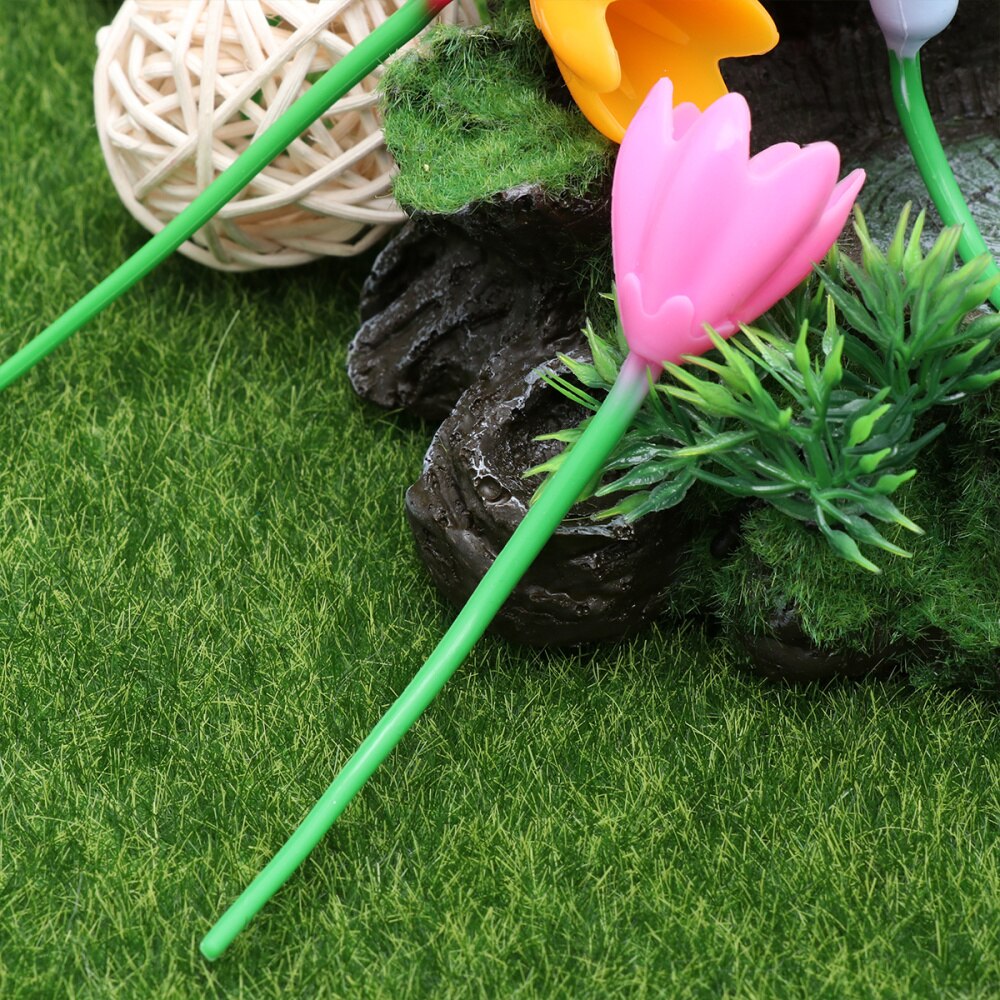 12 pcs Glass Marker Flower Shape Silicone Drinking Cup Identifier for Martini Cocktails Champagne