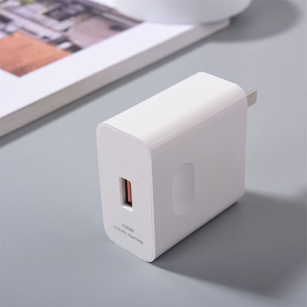 Original 100W HUAWEI SupeCharge EU US Plug 6A Quick USB Type C CableFor HUAWEI Mate X3 50E 40 P60 P50 Nova 10 9 8 Pro SE Tablet
