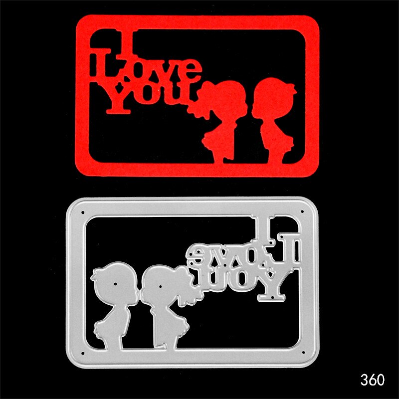 DIY Romantic Wedding Decoration cutting dies stencils embossing card for scrapbooking card album decorative metal crafts.: Dies-360