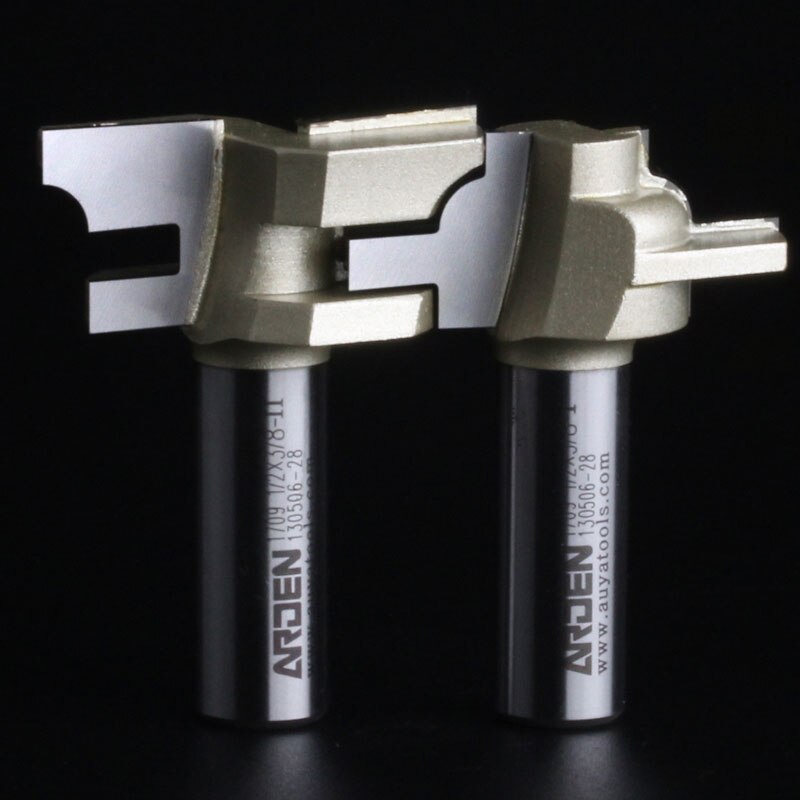 2 stuks/set messing en groef bits arden frees  - 1/2*3/8- i ,1/2*3/8- ii  -1/2 " schacht-arden  a1709058 & 68