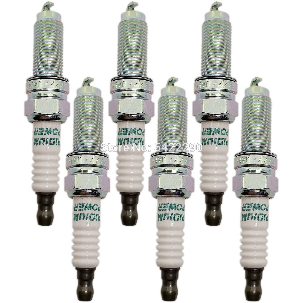2-6pcs IXUH22 5353 Iridium Spark Plugs VXUH22 XUH22TT IXU22HPR I53 267700-6450 I53 PLKR6A ILKR7E6 LKR7AI 5149 5318 Car Candle: 6pcs-IXUH22
