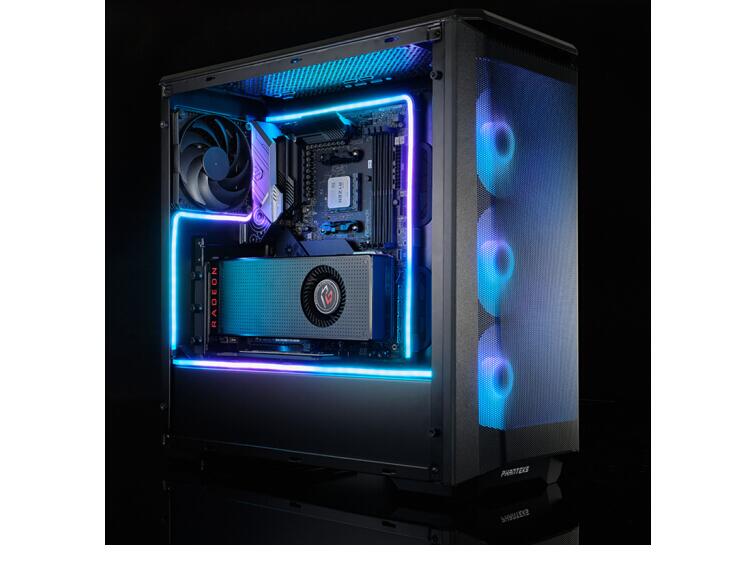 PHANTEKS M1 M5 Light strip ARGB Neon computer case decoration led strip 5V 3PIN light header AURA 550mm 1000mm