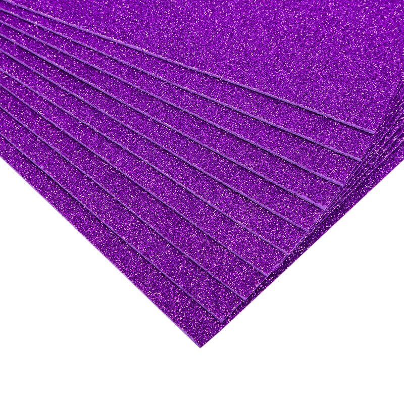 40cm * 60cm eva espuma papel artesanal glitter ouro esponja diy artesanato material multicor flor prop festa de natal papel: Deep purple 40x60cm