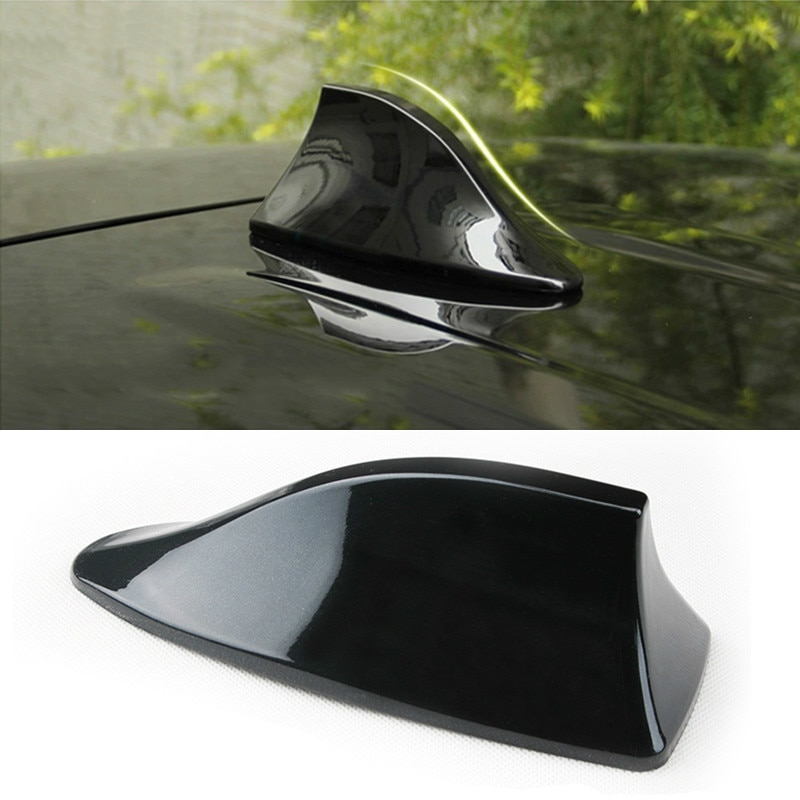 Car Style Shark Fin Antenna Auto Radio Signal Aerials Roof Antennas