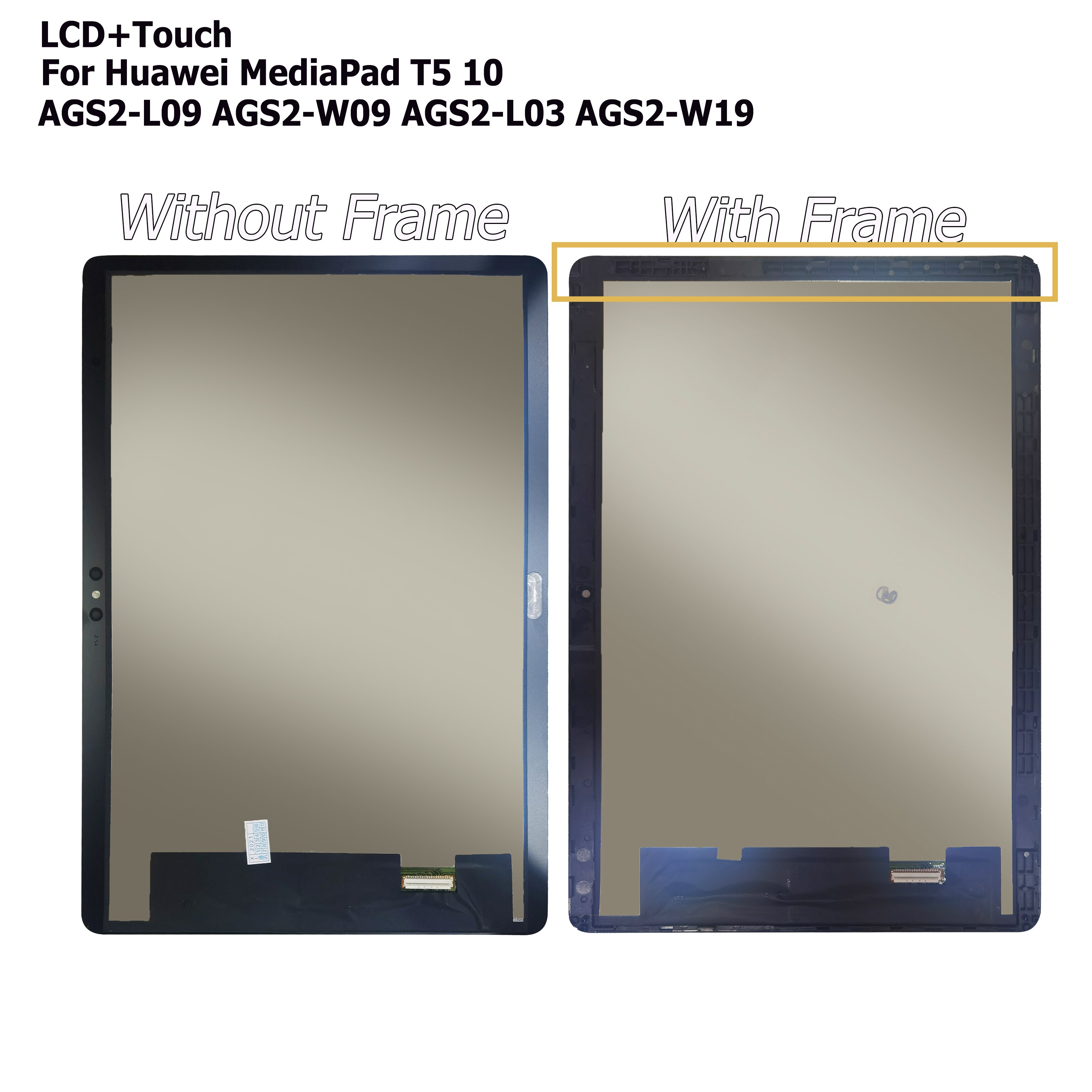 T5 T3 rama dla Huawei MediaPad T3 T5 10 AGS-L09 AGS-W09 AGS-L03 AGS2-W09 AGS2-L09 wyświetlacz LCD ekran dotykowy montaż + narzędzia
