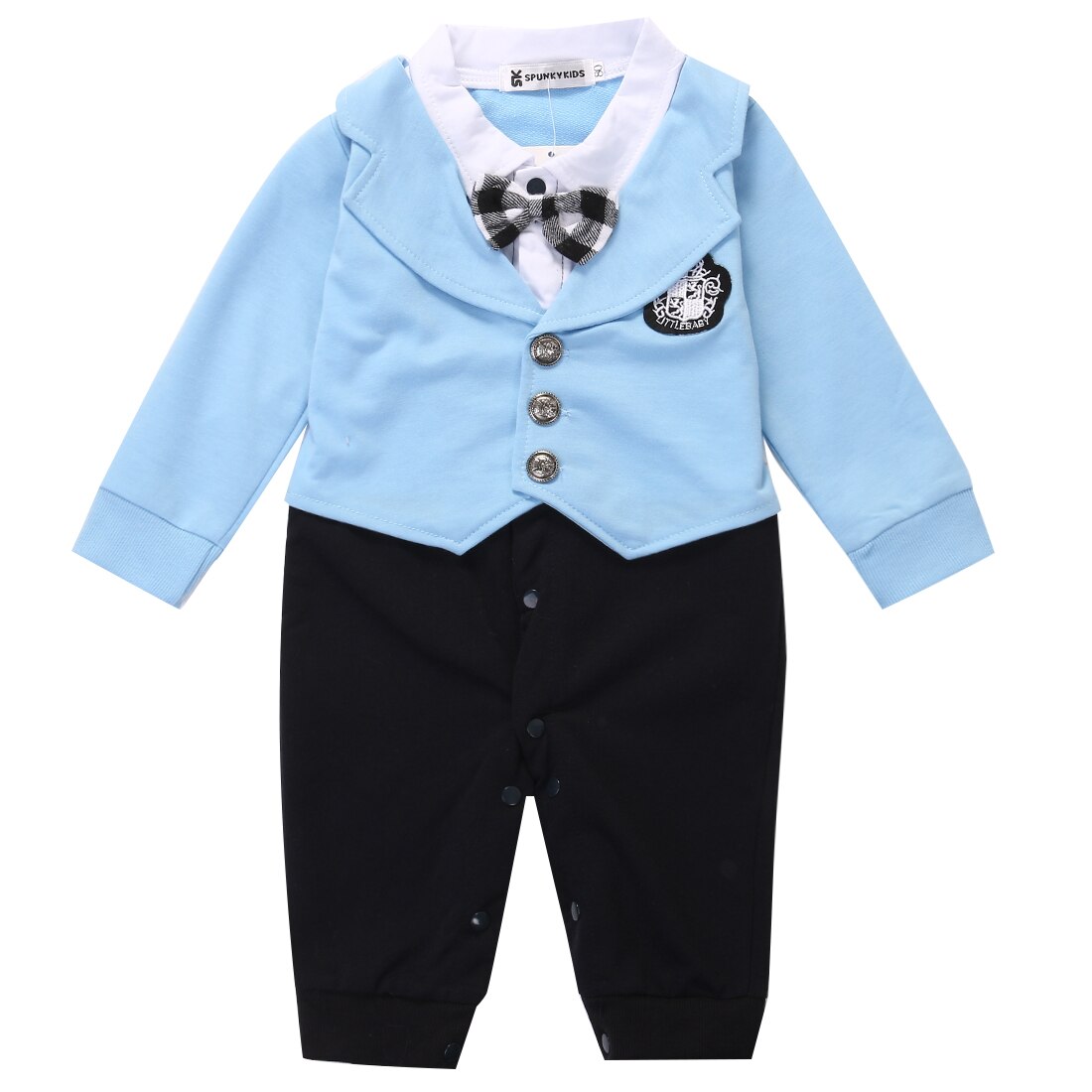 Volunboy Unisex baby korte overall jumpsuit & T-shirt 2-delige outfit zomer kleding set, Lichtgroen, 18-24 maanden