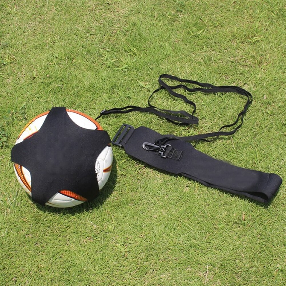 Justerbar fotboll tränare bälte fotboll boll jonglera väskor fotboll fotboll träningsutrustning kick träning assistans