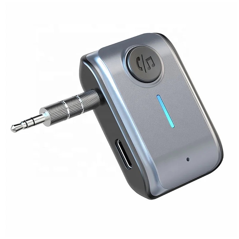 Bluetooth 5.3 Car Receiver Adapter 3.5mm AUX Jacks for Car Speaker Headset Audio Music Receiver Hands Free Bluetooth 5.3 Adapter: Default Title