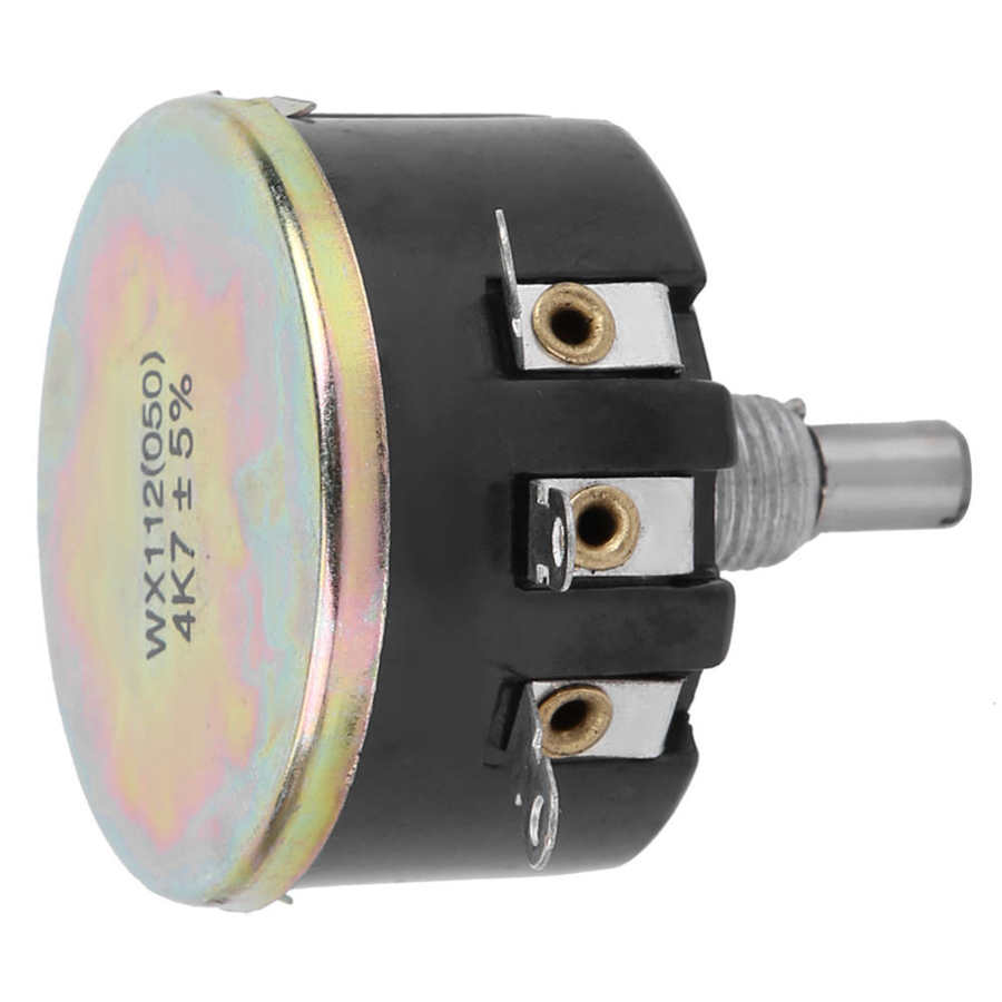 Einzel Kreis Drehen Draht Potentiometer Spirale Wx112(050) 4,7 k Energie 5w