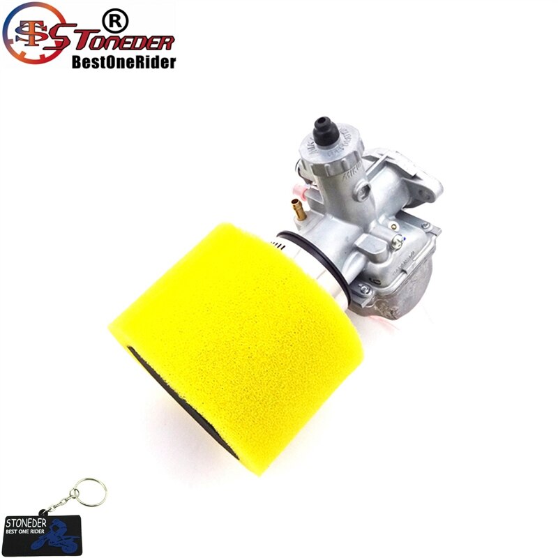 Stoneder  vm22 carb 26mm mikuni förgasare 38mm luftfilter för 110cc 125cc 140cc motor lifan  xr50 crf 50 ssr thumpstar pit bike: Gul