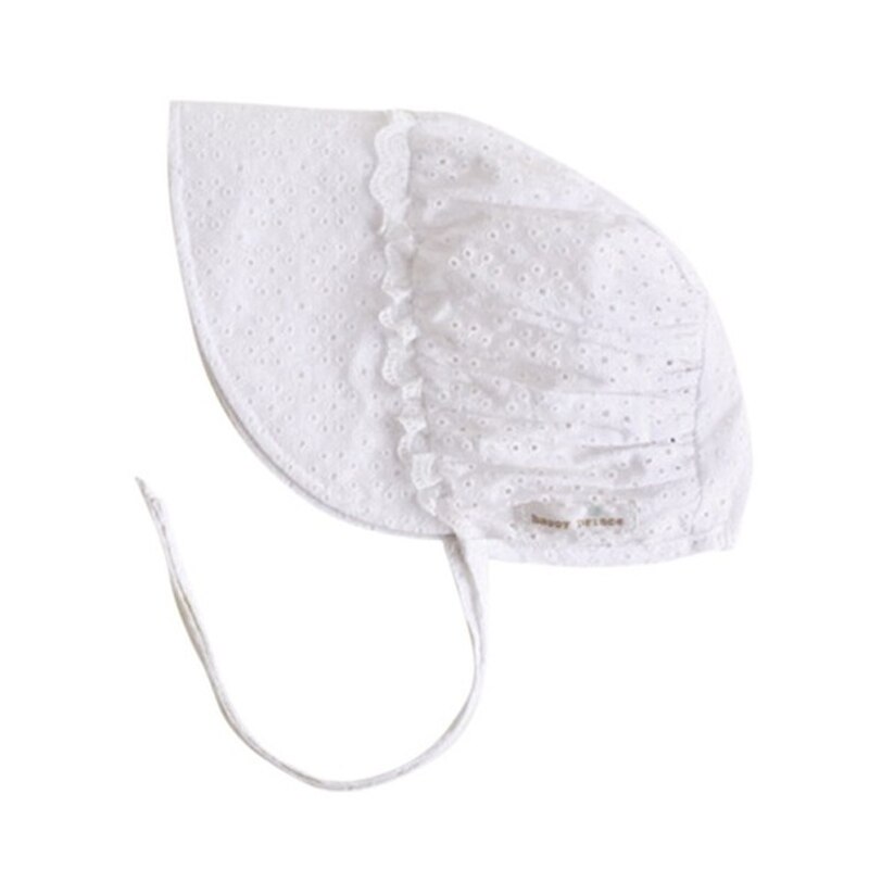 Chapeau en dentelle pour bébés filles | Chapeau avec fleur ajourée, seau ajouré, chapeau de plage pour enfants, accessoires pour bébés et -né: Style 1 White