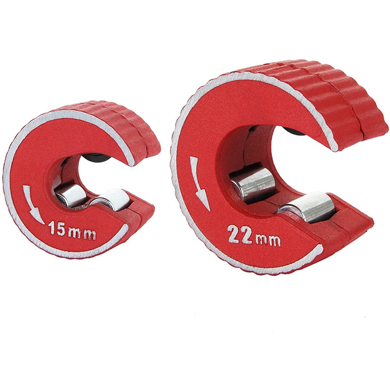 2 Stuks 15Mm &amp; 22Mm Koperen Buis Snijder Mini Auto Pijp Slice Tool Zinklegering Tube Cutter Voor snijden Koper Aluminium Buizen: Default Title