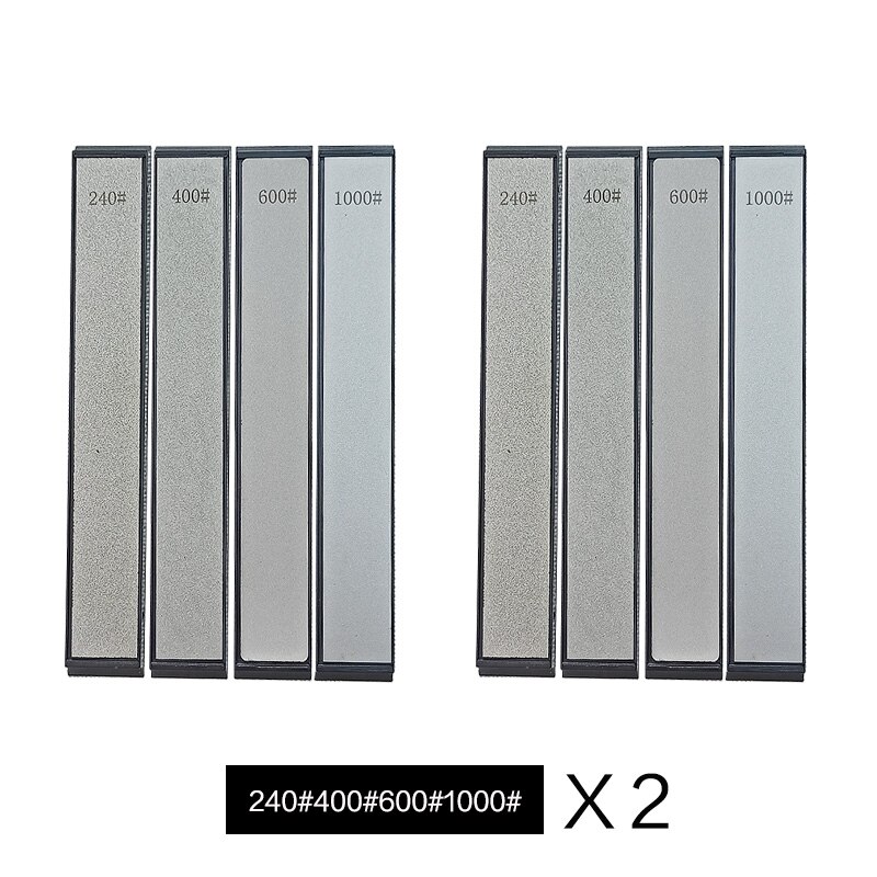 Diamond Whetstone for Knife Sharpener Fixed Angle Knife Sharpener Sharpening Stone Diamond Whetstone Honing Stones Oil Stone SET: 4J X2