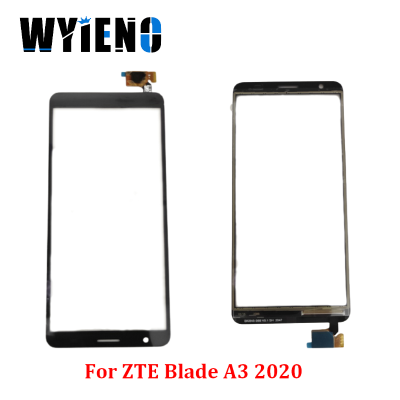 Wyieno Zwart Sensor Scherm Voor Zte Blade A3 Touch Screen Digitizer Voor Glas Lens Panel