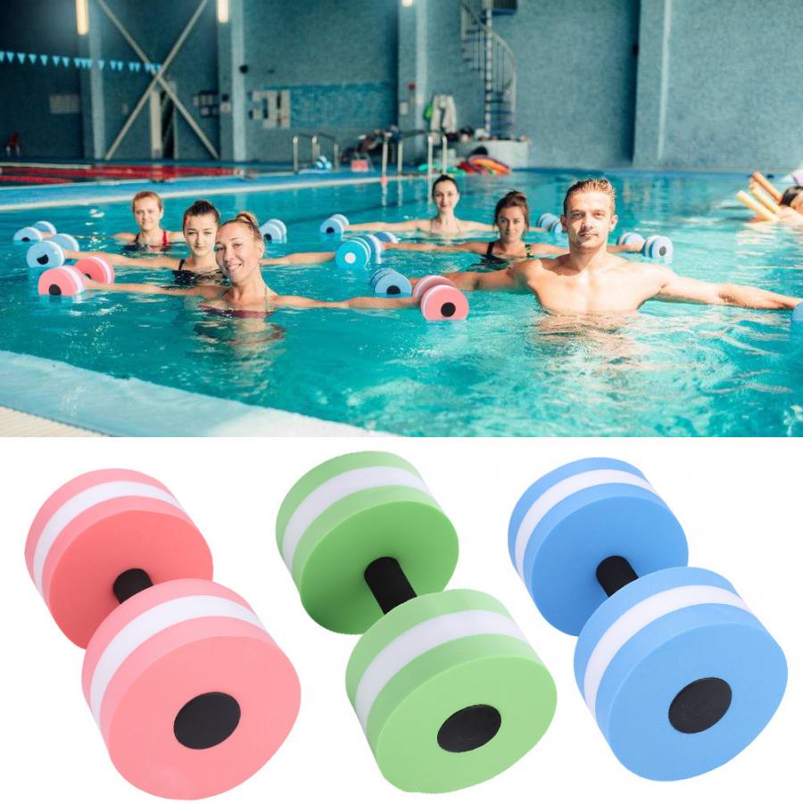 Fitness eau haltère 1 paire flotteur d'eau musculation formation Fitness Yoga haltère haltère pour équipement de Fitness