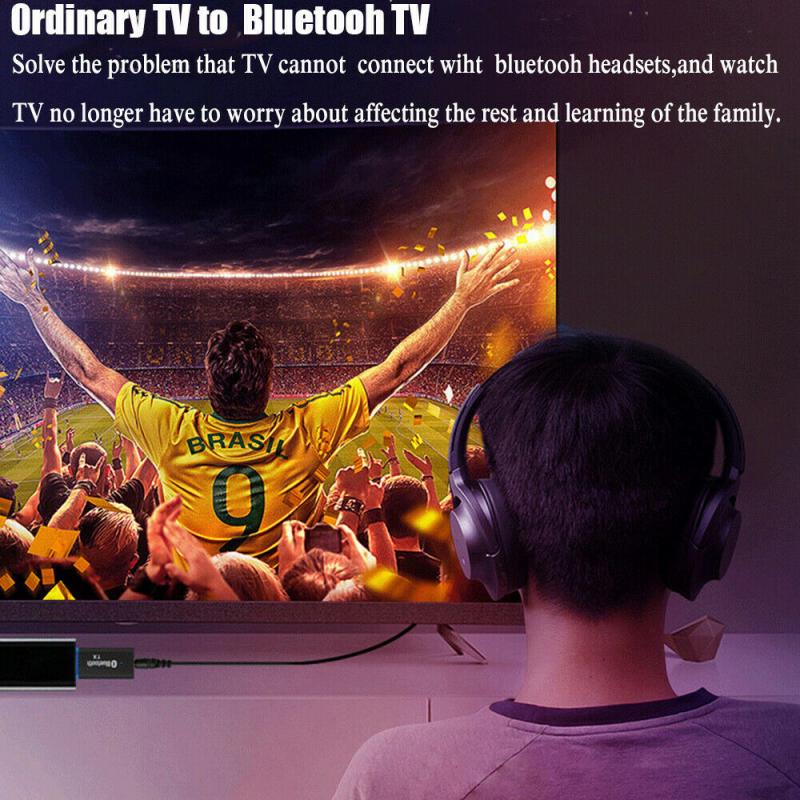 USB Bluetooth Transmitter 5.0 USB Wireless Computer Adapter Audio Receiver Transmitter Dongles Laptop Earphone BLE Mini Sender