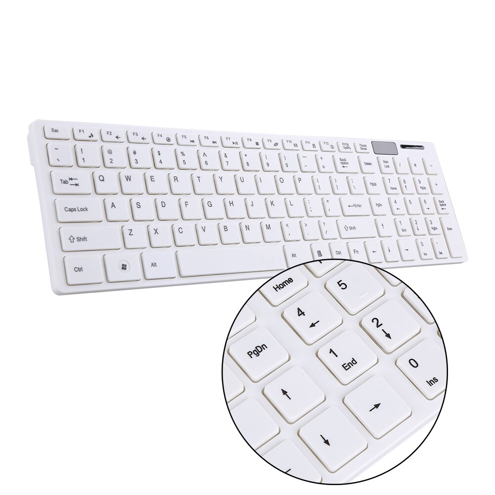 Kit combiné clavier sans fil SOONHUA souris sans fil 2.4G clavier avec Film clavier et récepteur USB