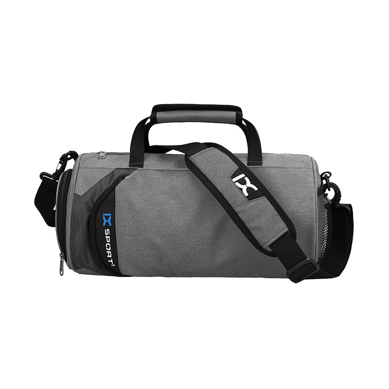 20l billigaste män gymväska kvinnor skofack vattentäta sportväskor för fitness träning yoga bolsa sac de sport: Mörkgrå
