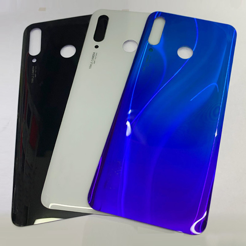 Behuizing Case Back Glas Batterij Cover Achterdeur Panel Voor Huawei P30 Lite Back Glass Cover Vervanging