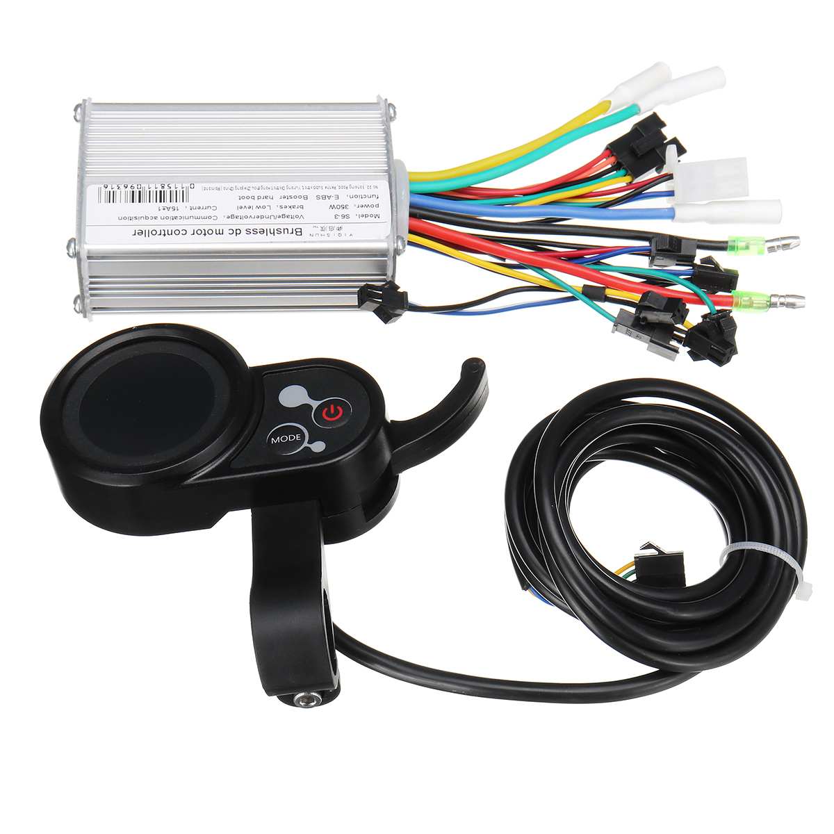 350w borstelloze motoren met 24v-48v borstelloze motoren, lcd/smart display voor scooters, e-bikes en elektrische fietsaccessoires: Slim display
