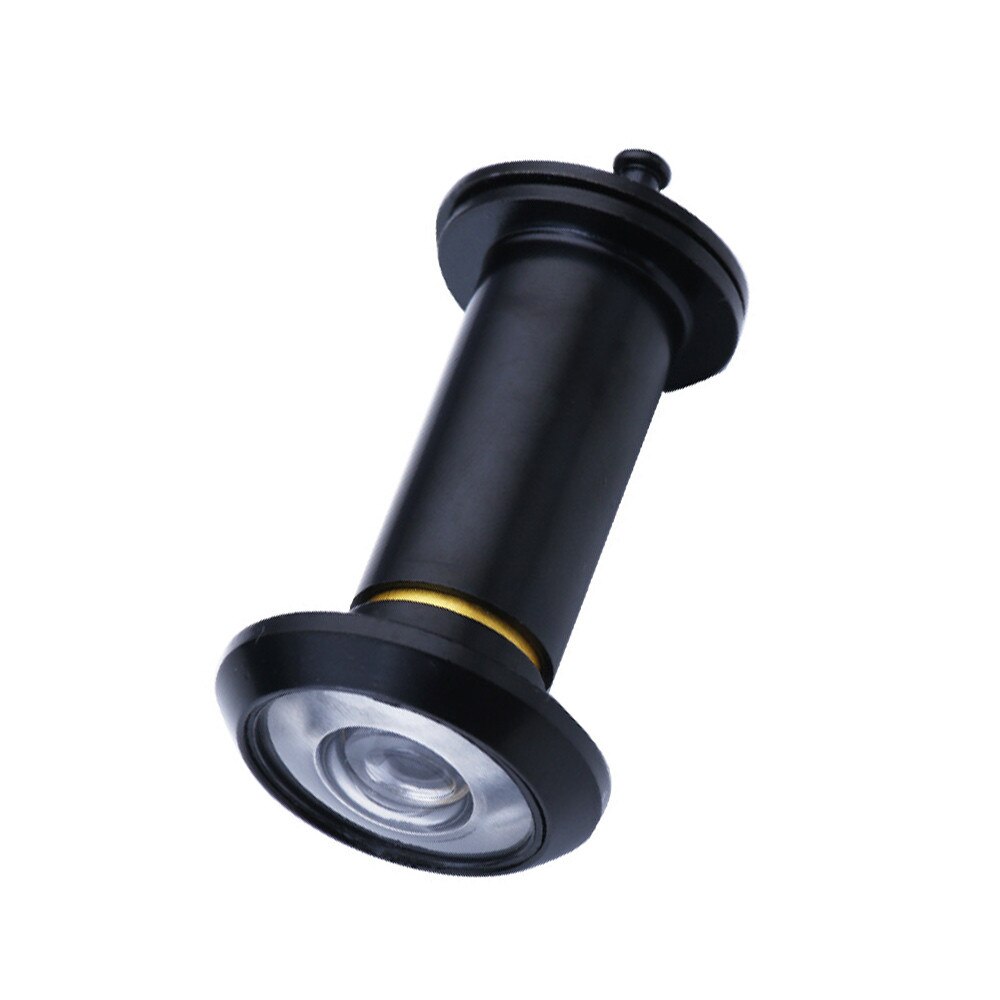 200° Wide Viewing Angle Security Door Eye Spy Hole Peephole Viewer Adjustable Glass Lens Security Privacy Cover Door Part