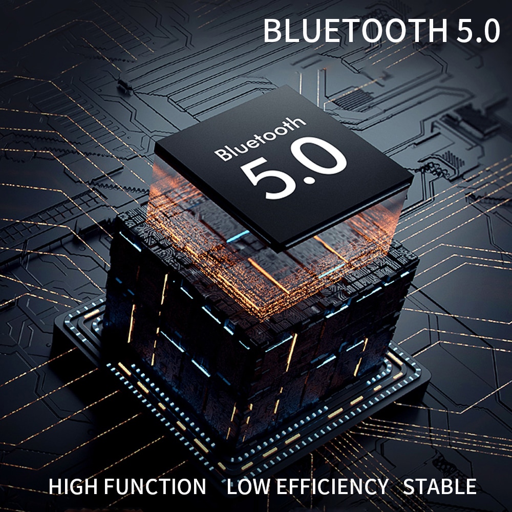 Draadloze koptelefoon bluetooth  v5.0 oordopjes led-display draadloze oordopjes met microfoon waterdichte koptelefoon met touchbediening