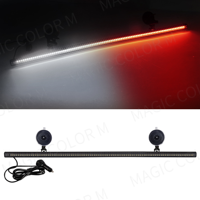 96 LED 3030 perles pare-brise avant lampe clignotante d'urgence voiture lampe stroboscopique barre feu de signalisation Auto toit voyant d'avertissement 12V: changeant