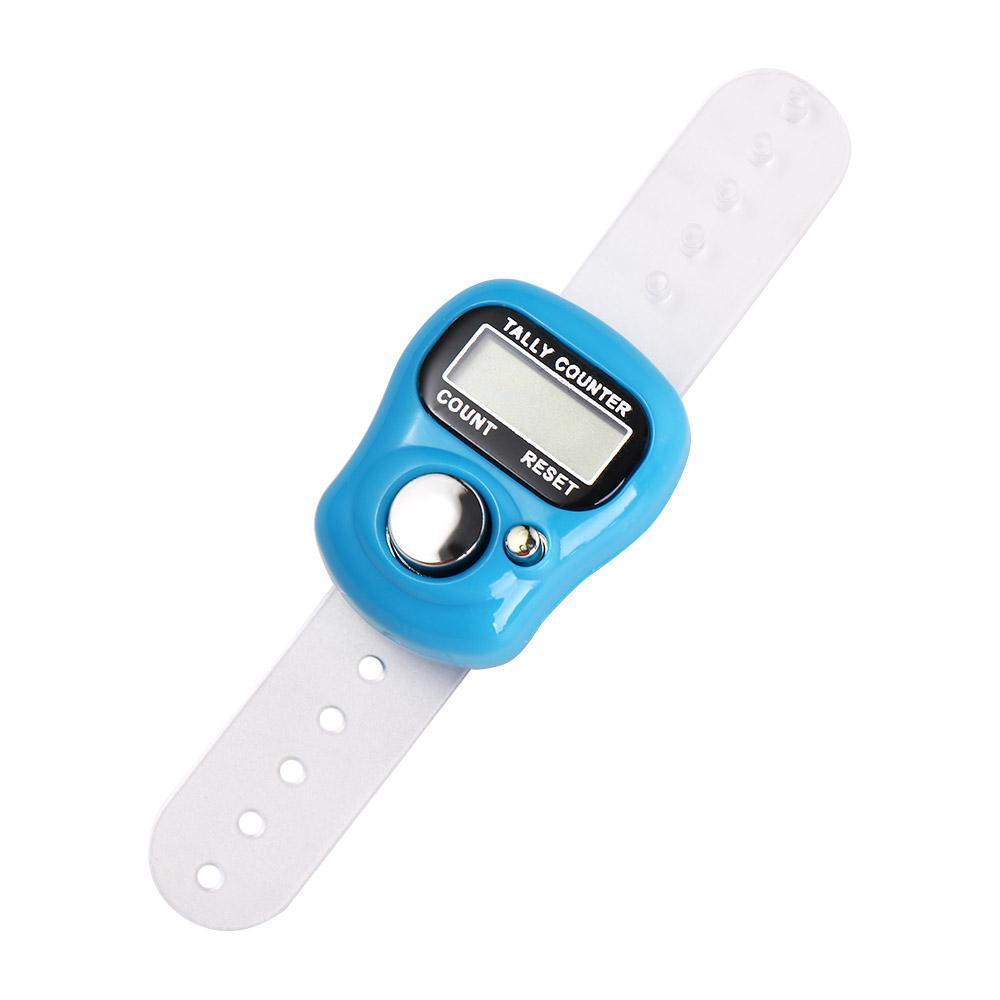 ClUNICEF-Mini compteur de pointage de bague de doigt, compteur de coups tenu dans la main électronique, outil de pointage de compteur de nucléocompteur numérique ogo: Ivoire