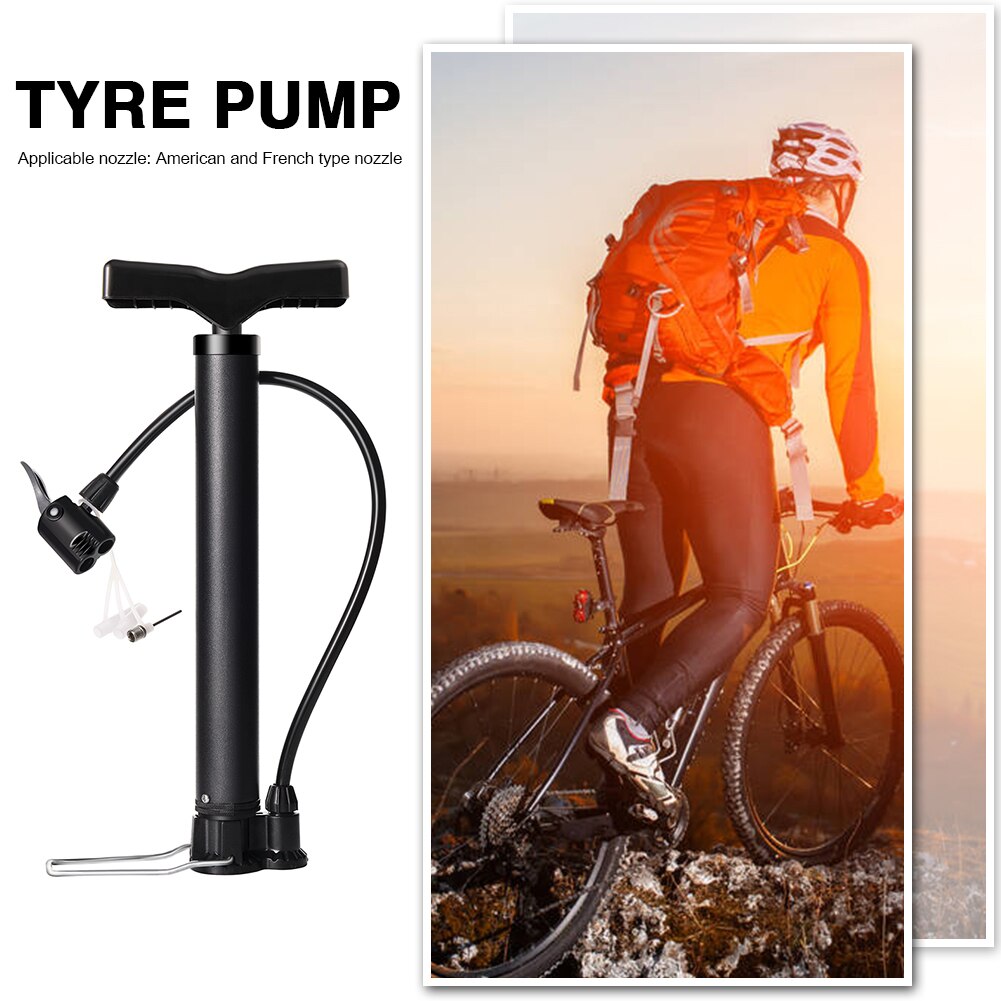 Bike Inflatable Tire Pump 120PSI MTB Bicycle Pump Portable Basketball Motorcycle Air Inflator Pump